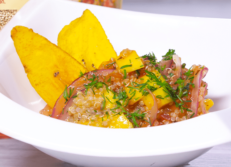 ceviche fresco de quinua