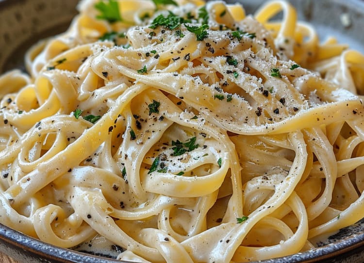 pasta con crema de leche