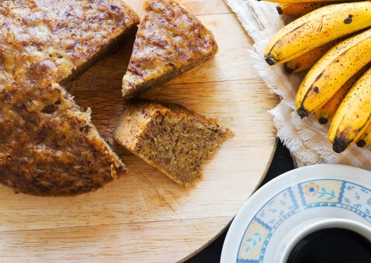 cómo preparar torta de banano